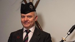 Stuart Liddell MBE OSS Taisho, wins overall at Uist and Barra solo piping competition