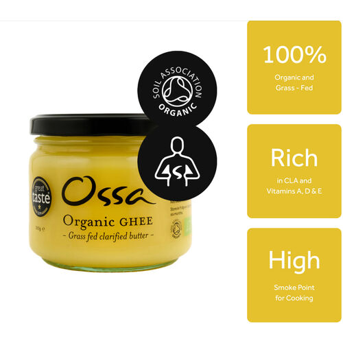 Ossa Organic Ghee - Grass Fed Clarified Butter