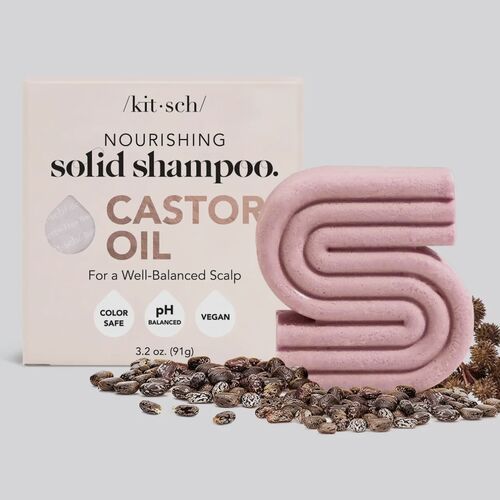 Kit-sch Castor Oil Nourishing Shampoo Bar 4oz