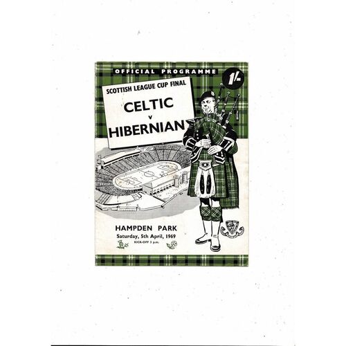 Scottish League Cup Final Football Programmes