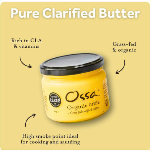 Ossa Organic Ghee - Grass Fed Clarified Butter