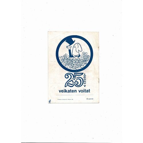 HJK Helsinki v Manchester United European Cup Football Programme 1965/66