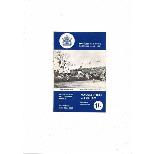 Testimonial Football Programmes