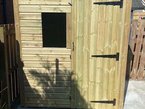 #P066 6x4 Pent Shed