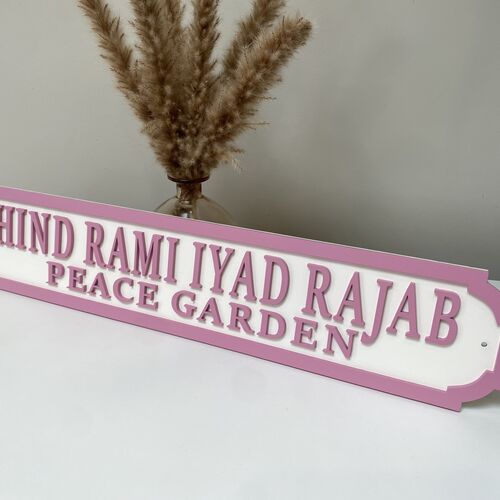 Customised Indoor Street Signs