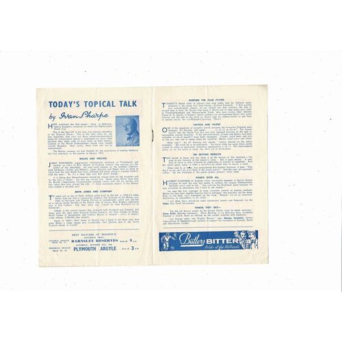 1966 England v Wales U23 International Football Programme @ Wolves