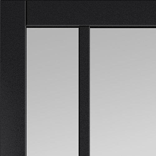 City Black Double Pocket Doors