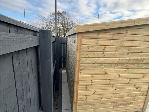 #P080 8x6 Pent Shed