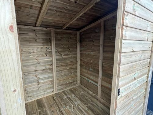 #P080 8x6 Pent Shed