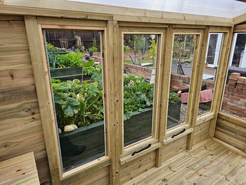 #A039 10x6 Apex Potting Shed
