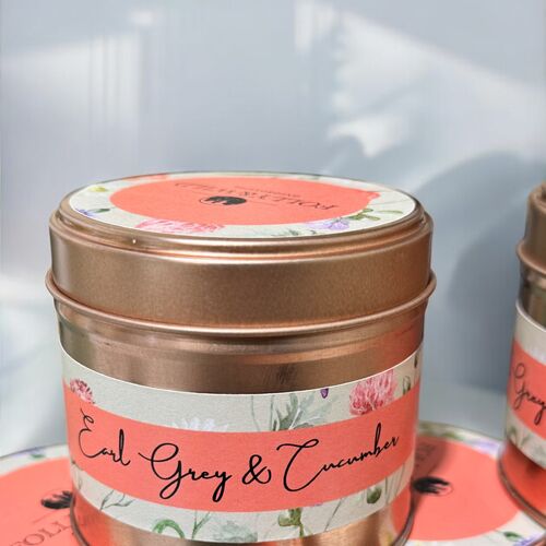 Earl Grey & Cucumber Spring Tinned Candle