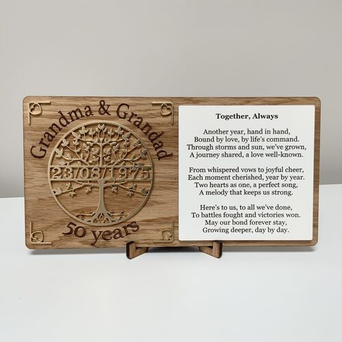“Together Always” Anniversary Plaque