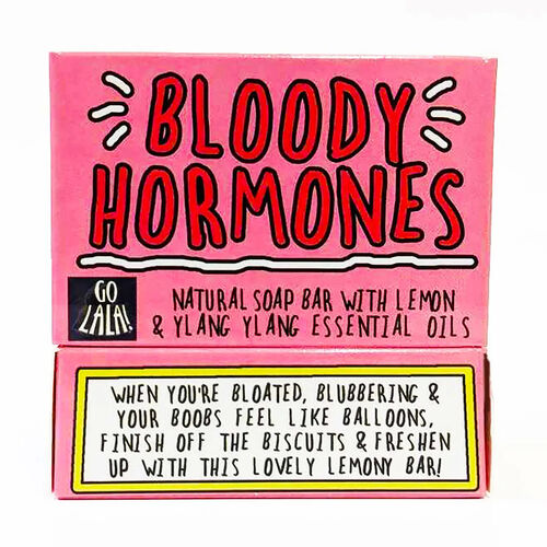 Bloody Hormones Soap Lemon & Ylang Ylang Funny Gift