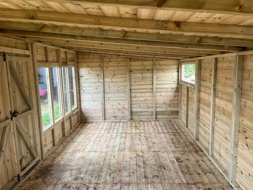 #P076 20x10 Pent Shed