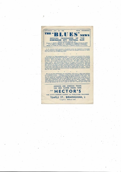 Latest News at Bobs Football Programmes