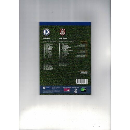 Chelsea v CFR CLUJ Champions League Football Programme + Match Ticket 2008/09