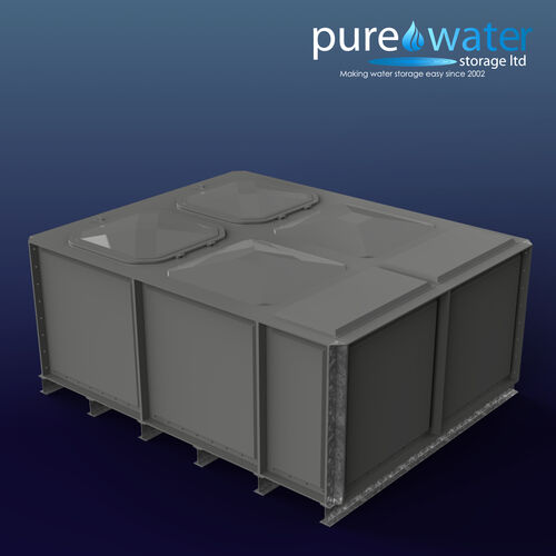 PW.2.5X2X1.IFB.DIV.AG(1+1) - 5000 LITRE DIVIDED SECTIONAL WATER TANK, INTERNALLY FLANGED BASE (IFB)