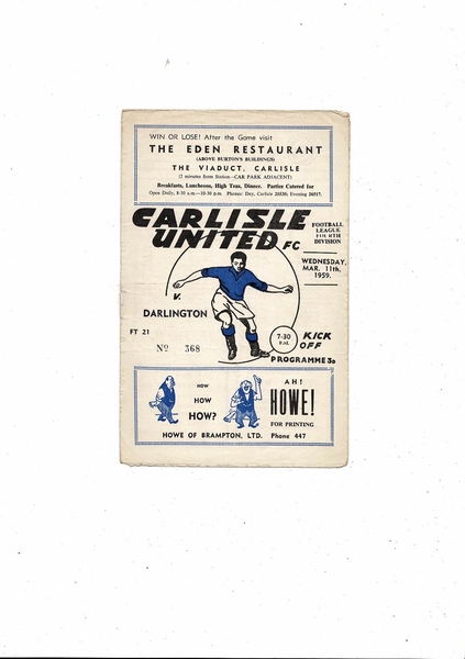 Many more Football Programmes listed today