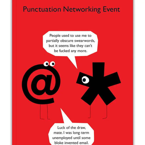 Punctuation Networking Event Pocket Notebook (lined)
