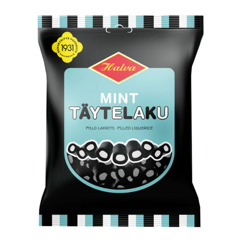 Halva Finnish Mint Filled Liquorice 200g