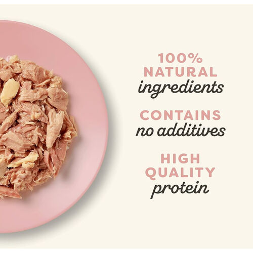 Applaws 100% Natural Premium Wet Cat Food Tuna Fillet with Salmon in Broth - 156g