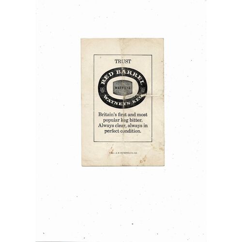 1965 England v Yogoslavia U23 International Football Programme @ Southampton