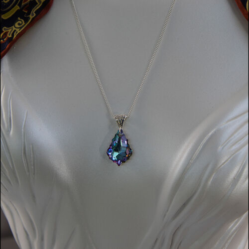 Vitrail Light Baroque Serinity Crystal Necklace