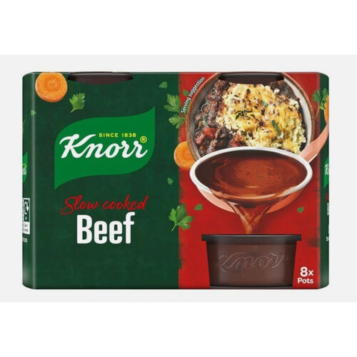 Knorr Slow Cooked Stock Pots Beef 8 x 28g