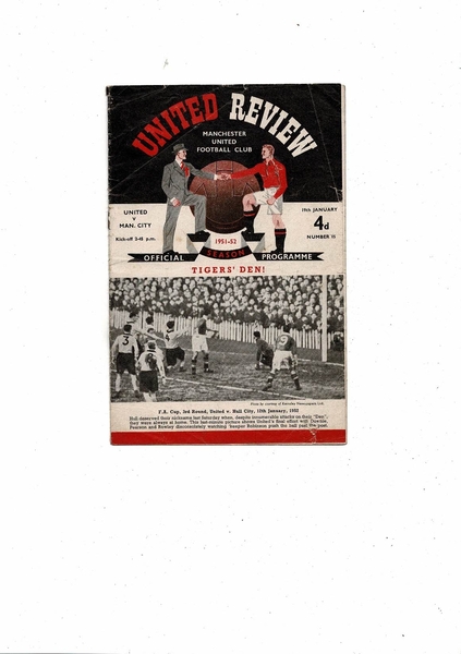 Football Programmes being listed today