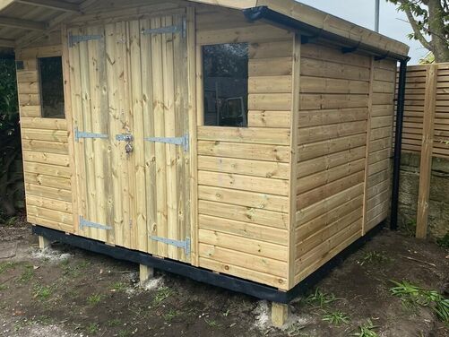 #A081 10x8 Apex Reverse Shed