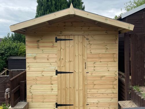 #A075 9x8 Apex Shed