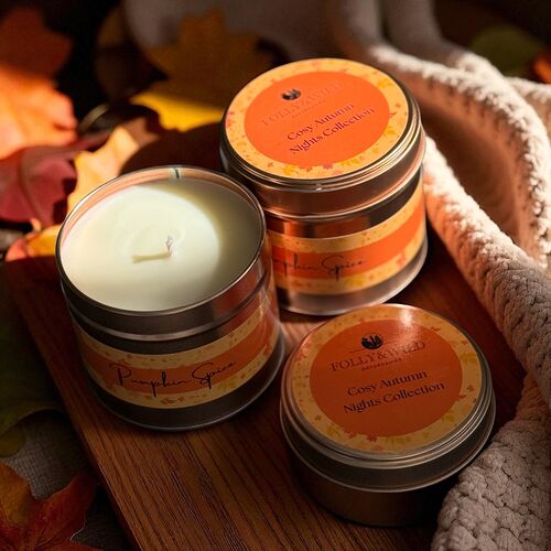 Cosy Autumn Night Tinned Candle