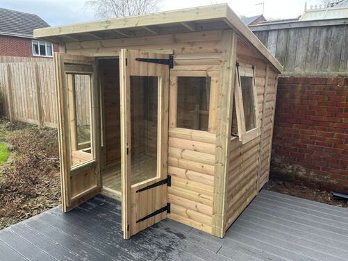 #SHP059 8x6 Pent Summer House