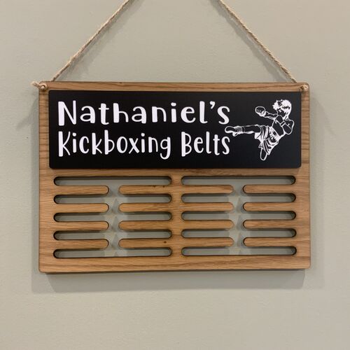 Customised Martial Arts Medal Hanger | Custom Medal Display Rack | Sports Medal Hanger