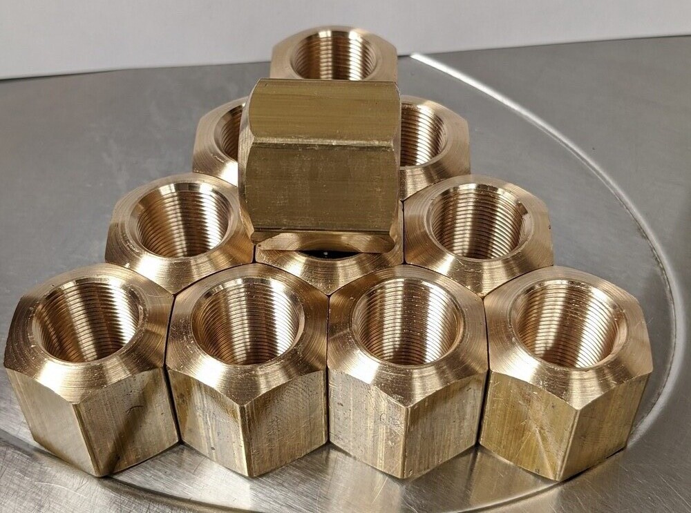 M16x1.0 DIN6330 Spherical Seat Nuts in Brass CZ121