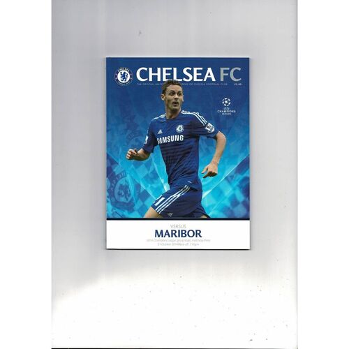 Chelsea v Maribor Champions League Football Programme 2014/15