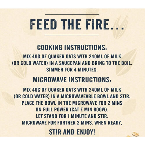 Quaker Oats Gluten Free Original Porridge Cereal - 510g