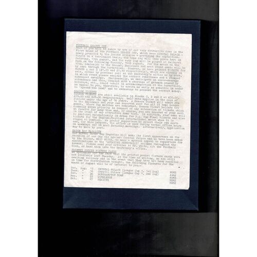 Brentford v Charlton Athletic Friendly Football Programme 1977/78