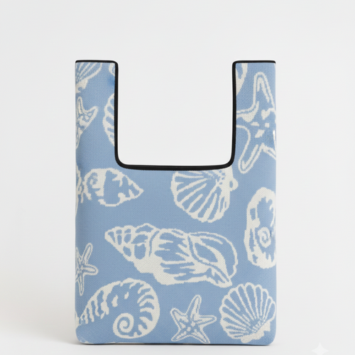 Ocean Shell Knit Bag