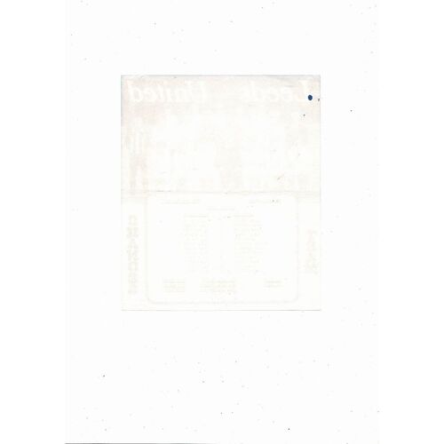 Leeds United v Aston Villa Central League Football Programme 1979/80