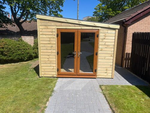 #PVC105 16x10 Pent Workshop/Summer House