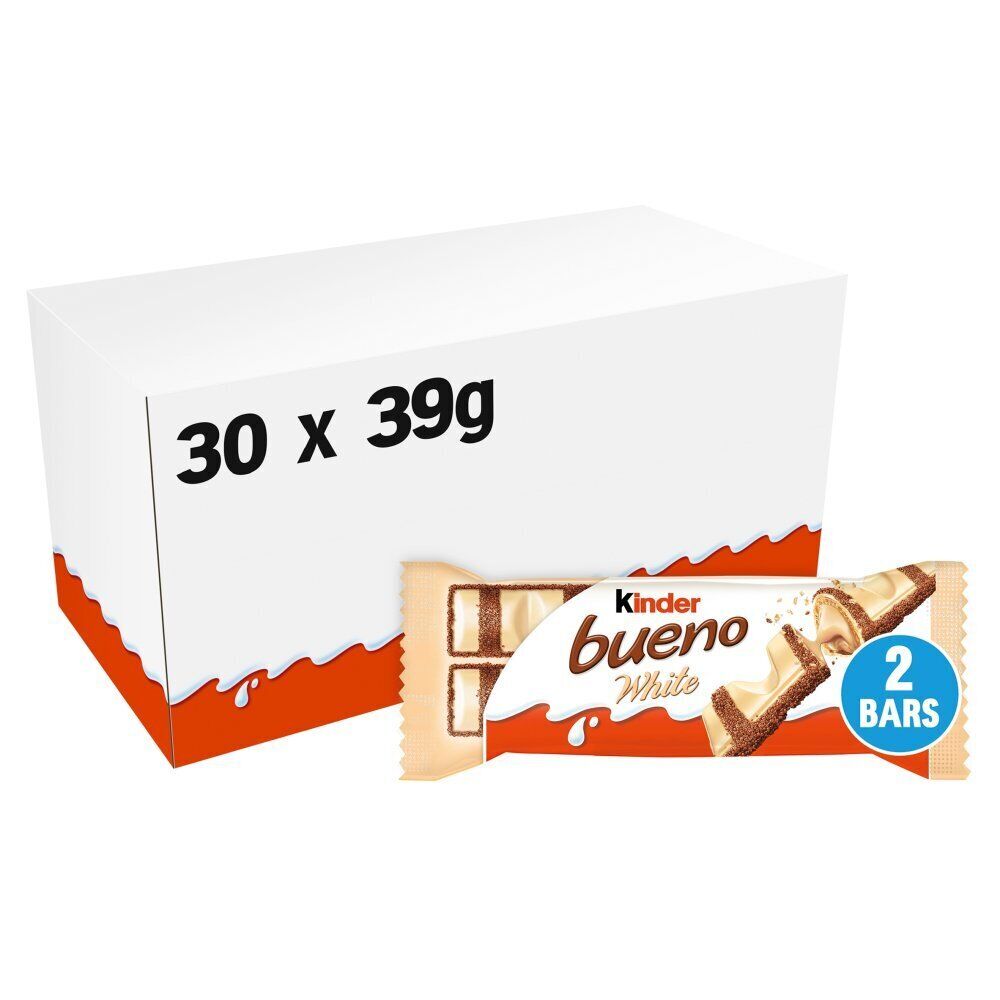 Kinder Bueno White Chocolate And Hazelnut Bar
