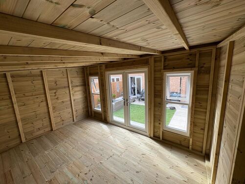 #PVC099 14x10 Pent Summer House