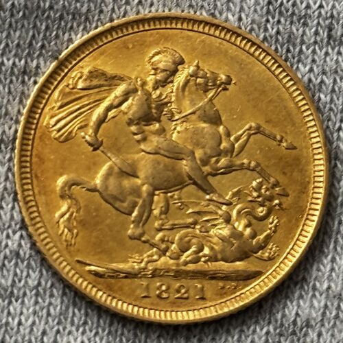1821 King George 1V full gold sovereign