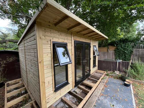 #PVC049 14x8 Pent Summer House