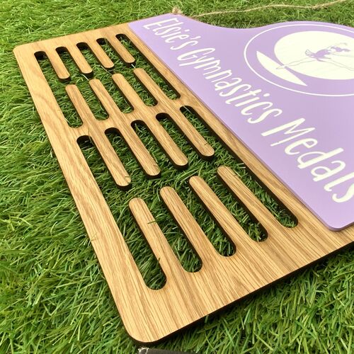 Customised Running Medal Hanger | Custom Medal Display Rack With picture