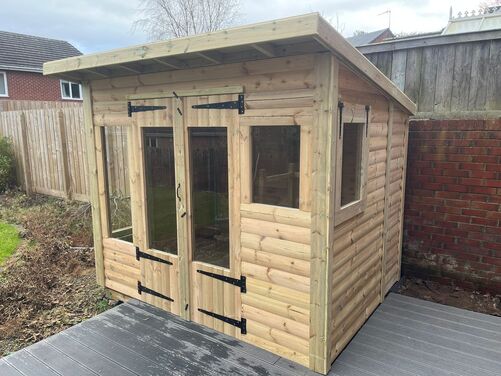 #SHP059 8x6 Pent Summer House