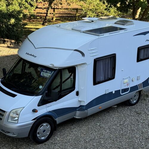 2008 Hobby Siesta 555 Motorhome Ford Transit Fixed Bed - 3 Berth