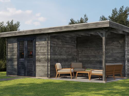 300cm x 250cm + 300cm Veranda