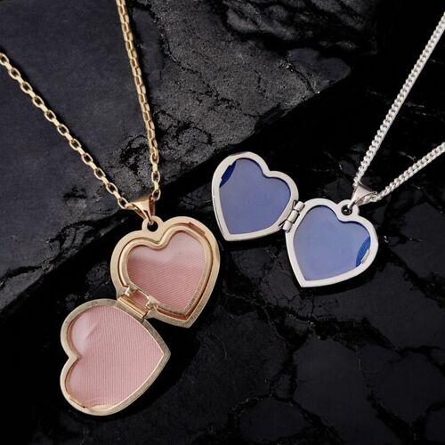 Sterling silver love heart locket